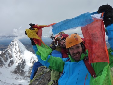 Max, Mirko und Ulli (von hinten nach vorn) gemeinsam am Ziel