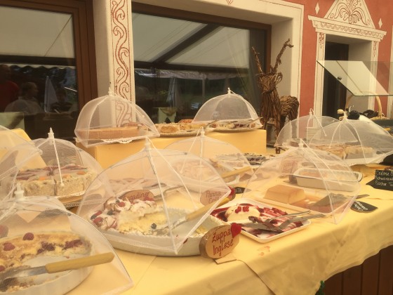 Kuchen-Buffet Hotel Rosegg